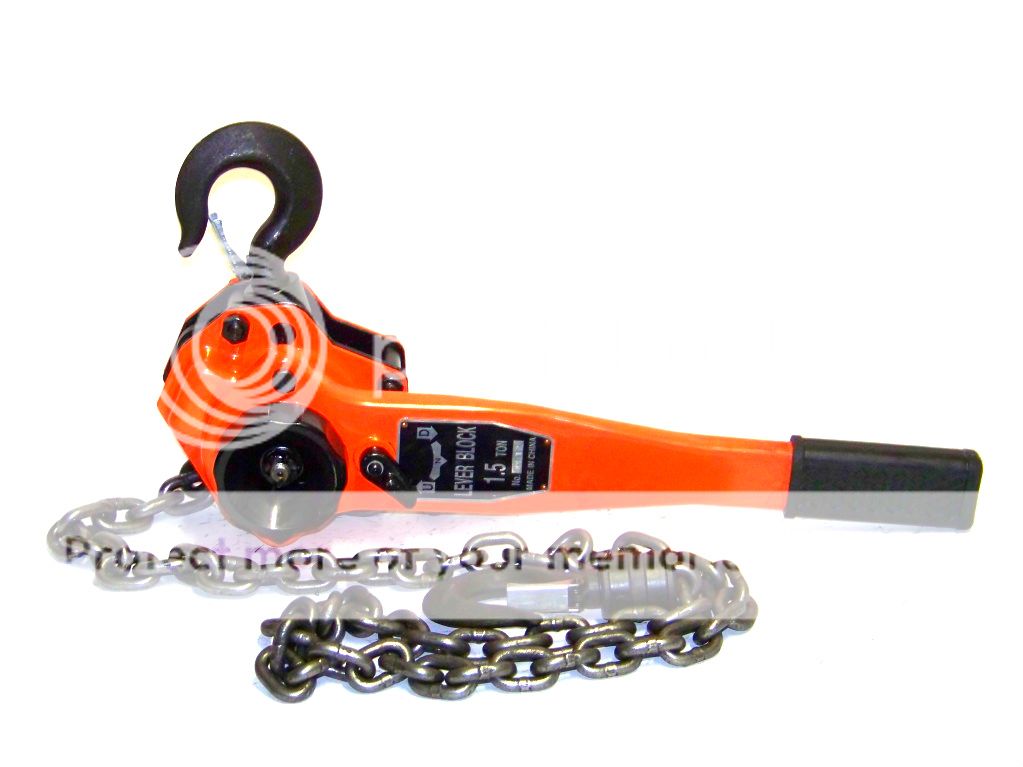 11/2 TON LEVER BLOCK HOIST CHAIN RATCHET COME ALONG CHAIN HOIST eBay
